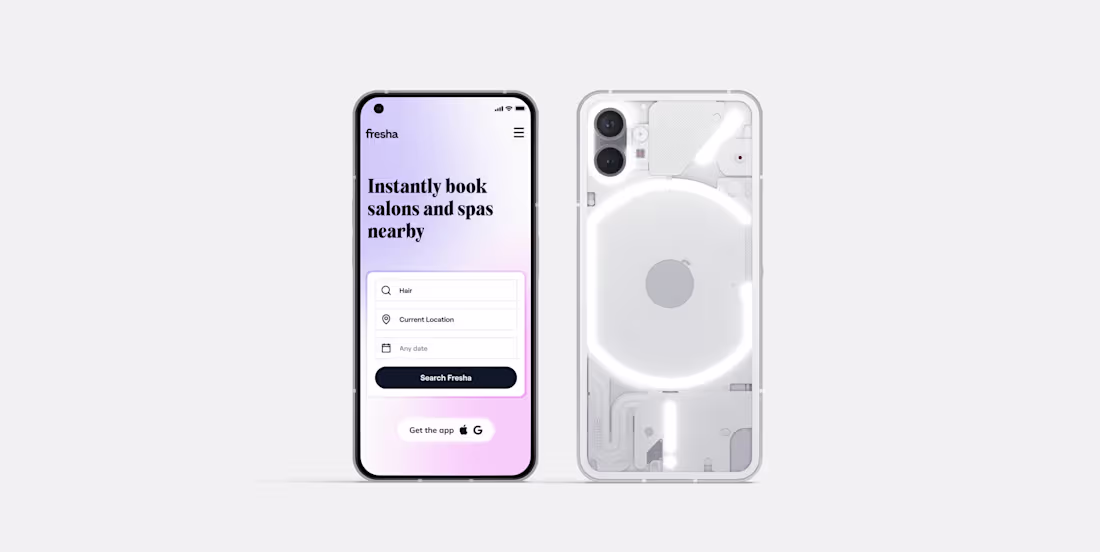 Cover image for Fresha (Brand, Website & App)