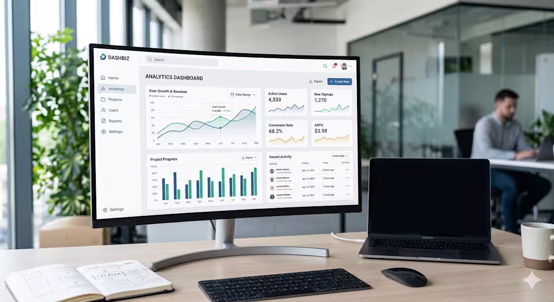 Cover image for SaaS Dashboard UI/UX Design (Clean, Scalable, User-Friendly)