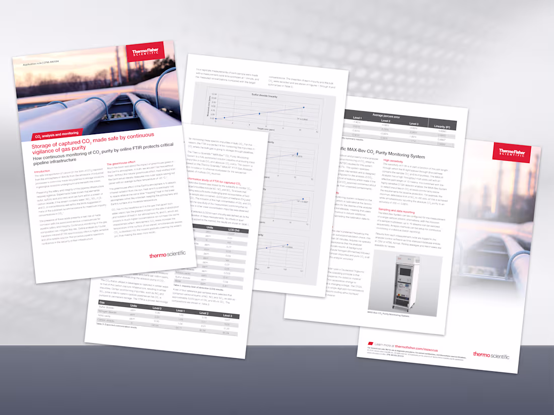 Cover image for Application Note Design for Thermo Fisher Scientific