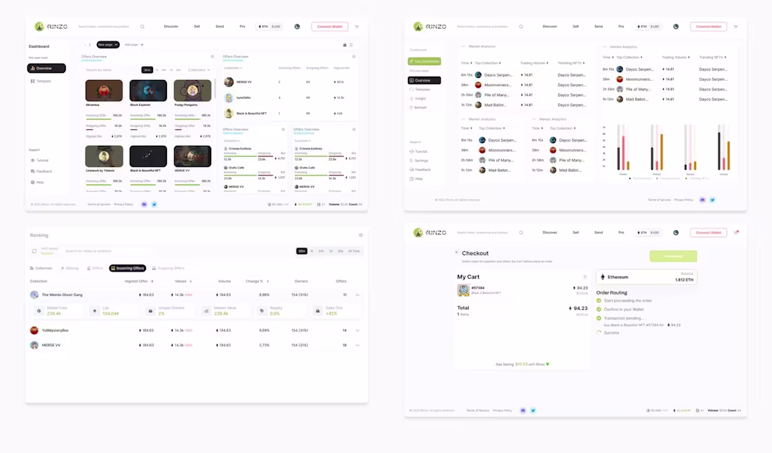 Cover image for Rinzo NFT Marketplace