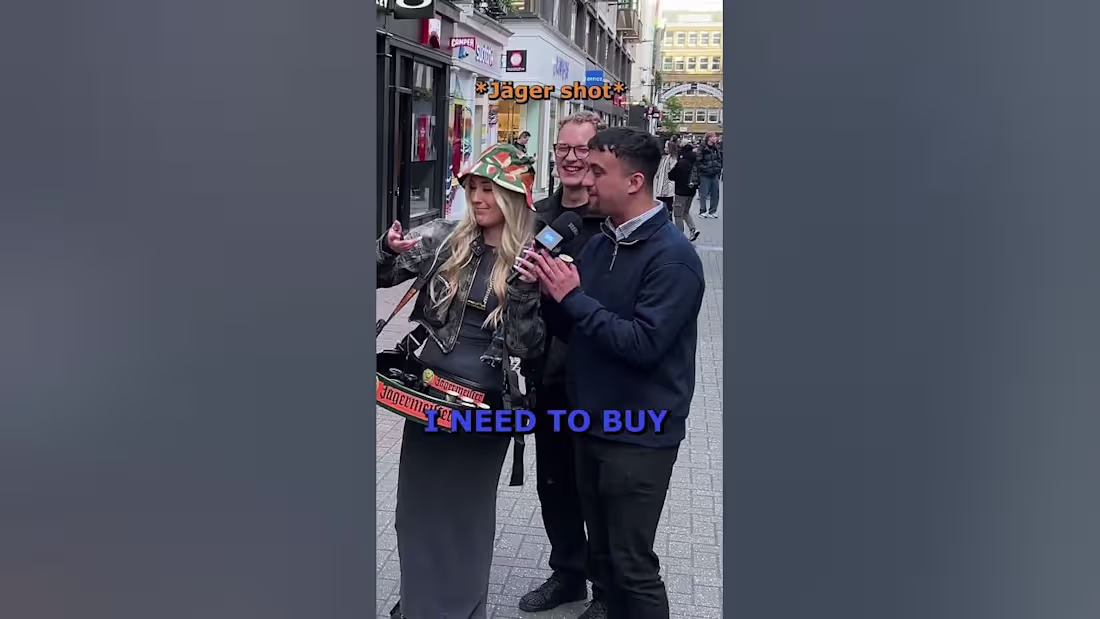 Cover image for TikTok Street Interview Video Edit: Jagermeister x The Brit Spot