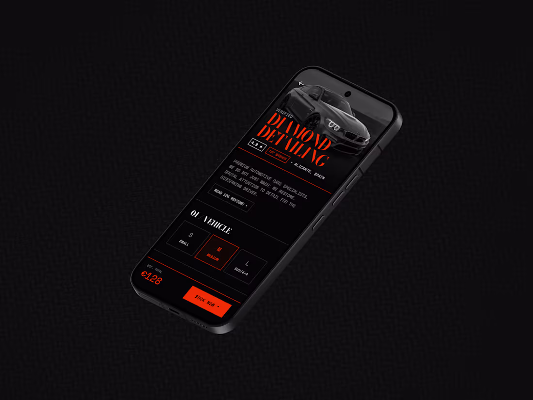 Cover image for Luxury Automotive Detailing & Booking