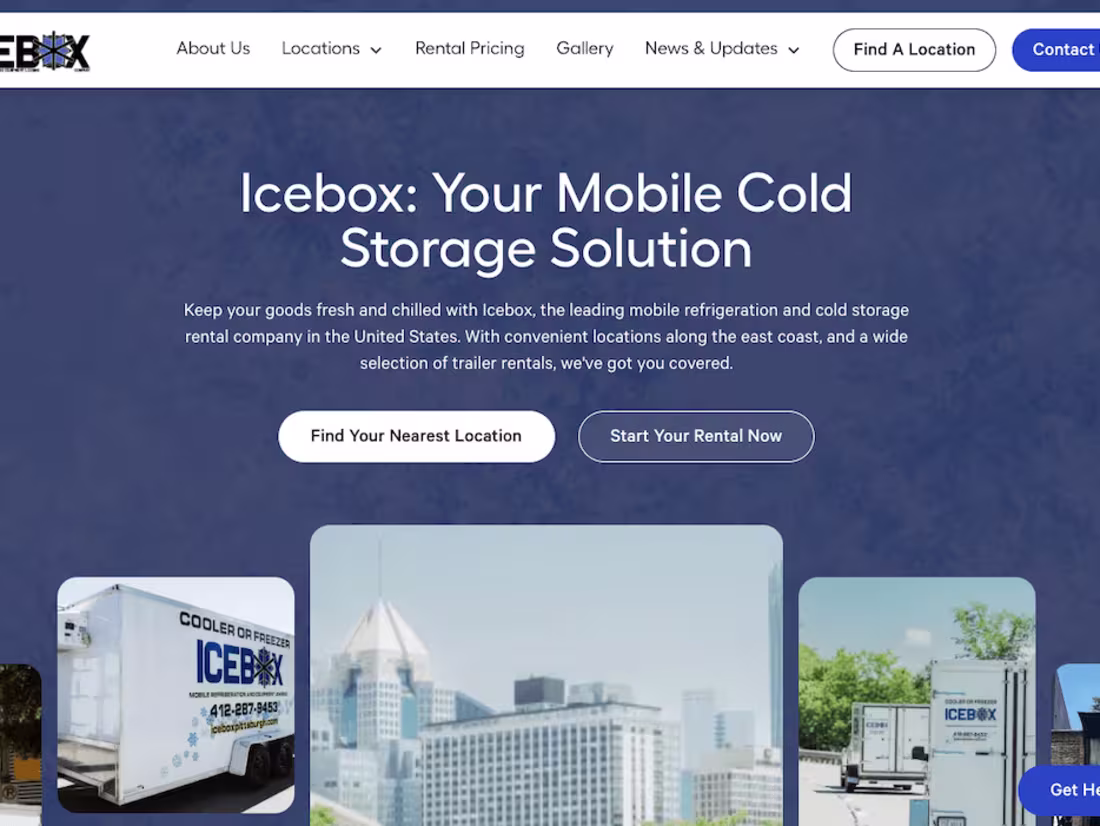 Cover image for Icebox Mobile Refrigeration - Webflow Re-platform & SEO