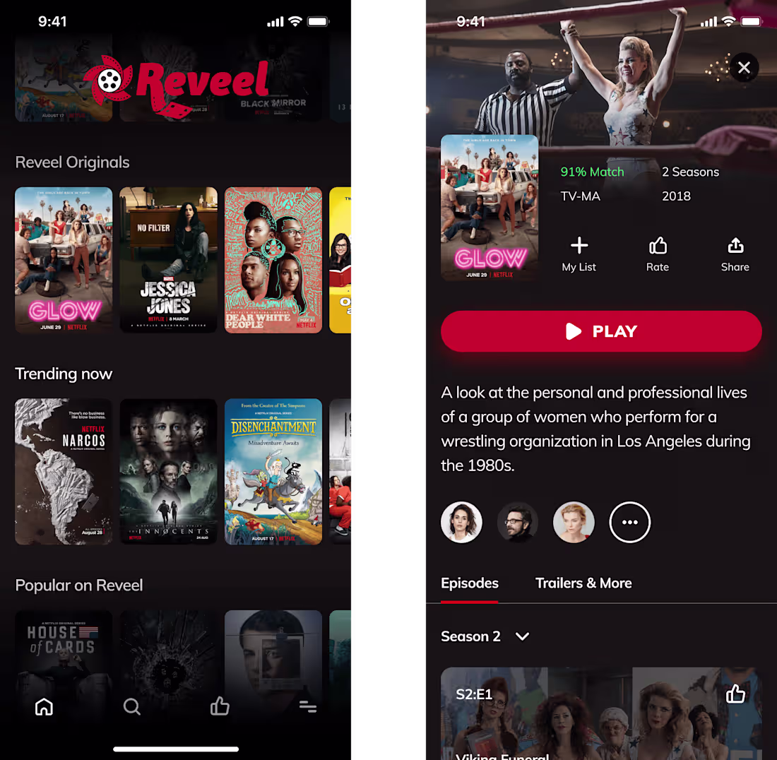 Cover image for Creating Custom UX/UI Design for video streaming Platform