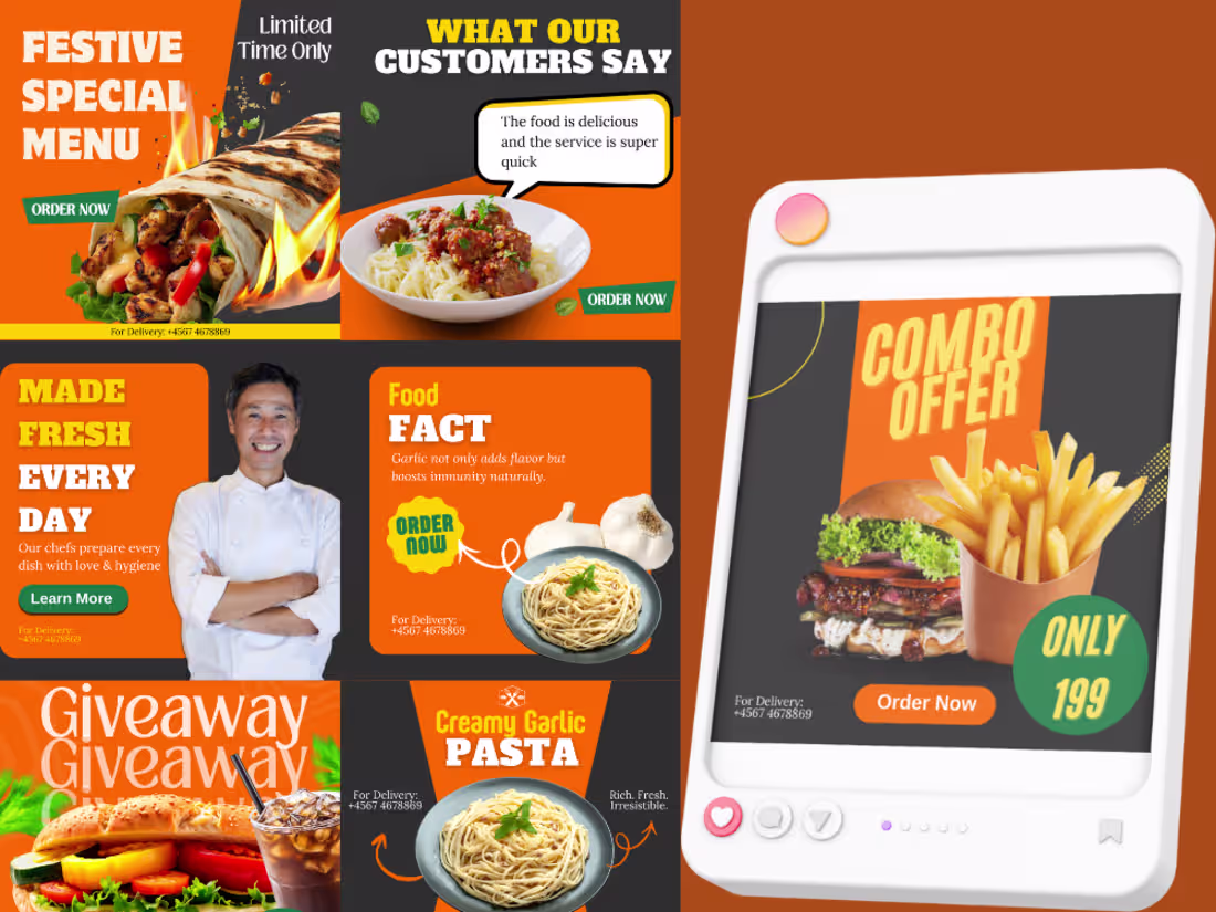 Cover image for Social Media Design for Food Branding