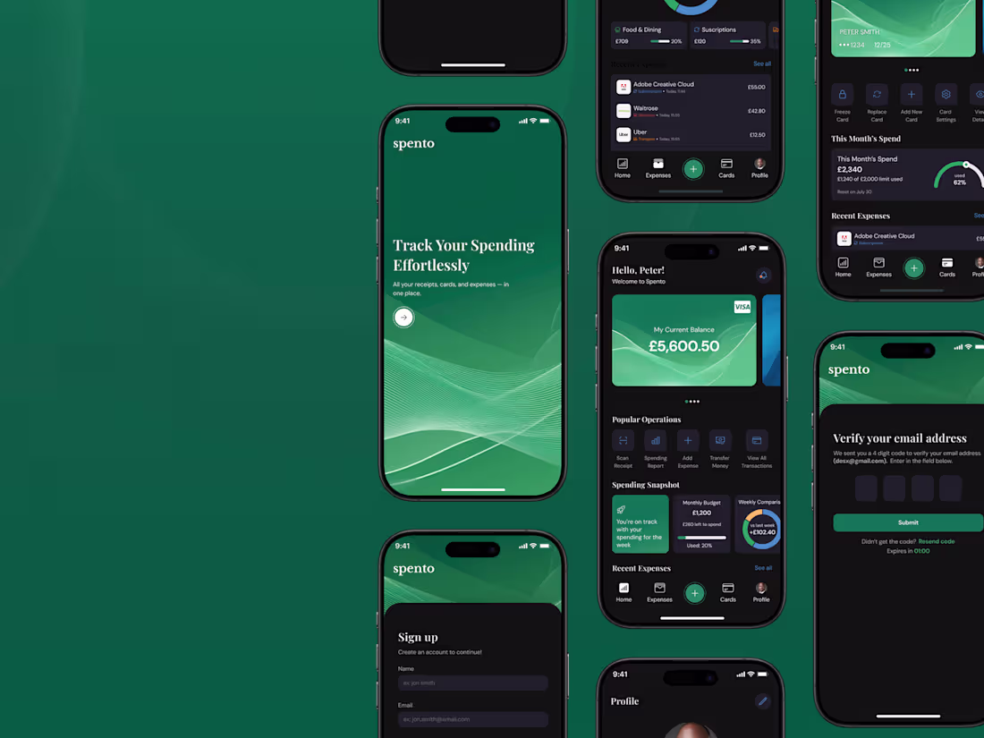 Cover image for Fintech App • Digital Product Design