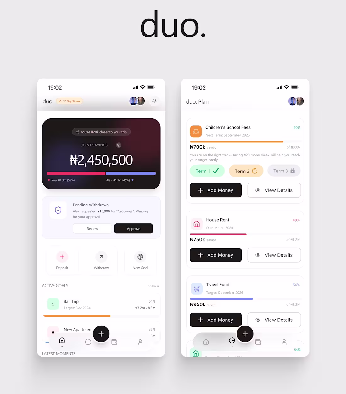 Cover image for duo. — a couple savings experience designed around trust, tr...