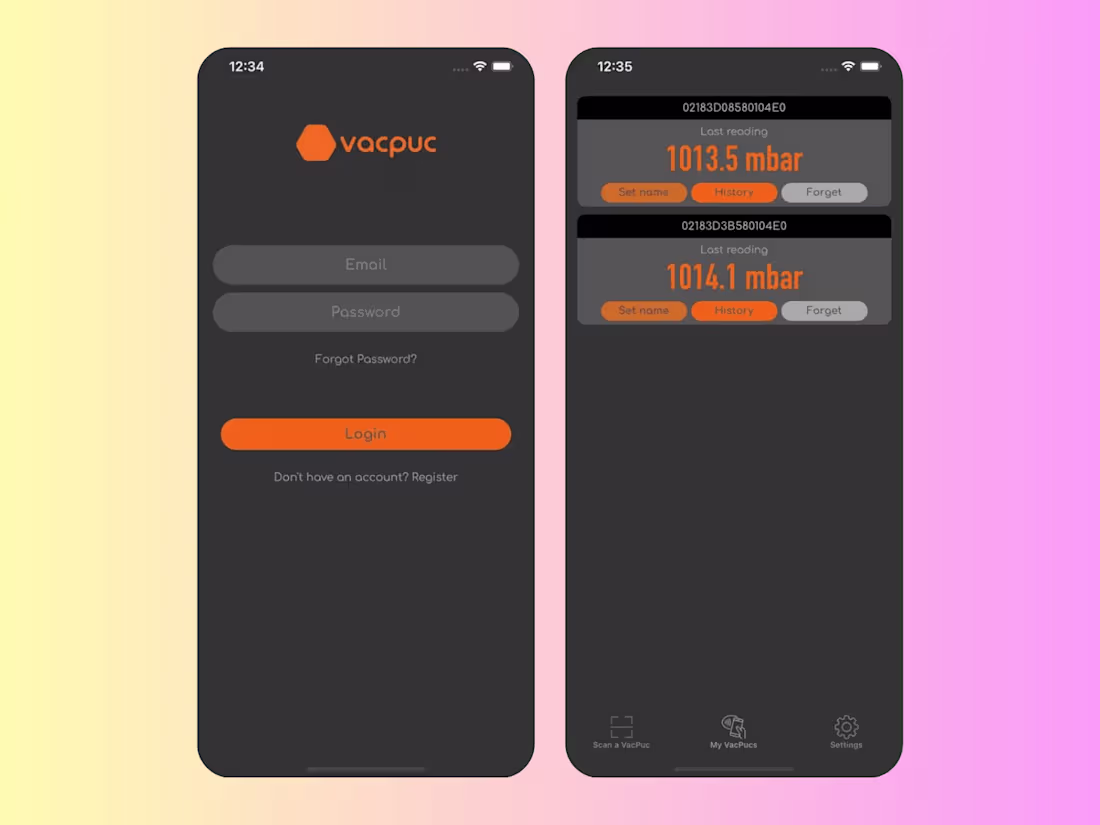 Cover image for iOS & Android App Development for Pressure Sensor Device