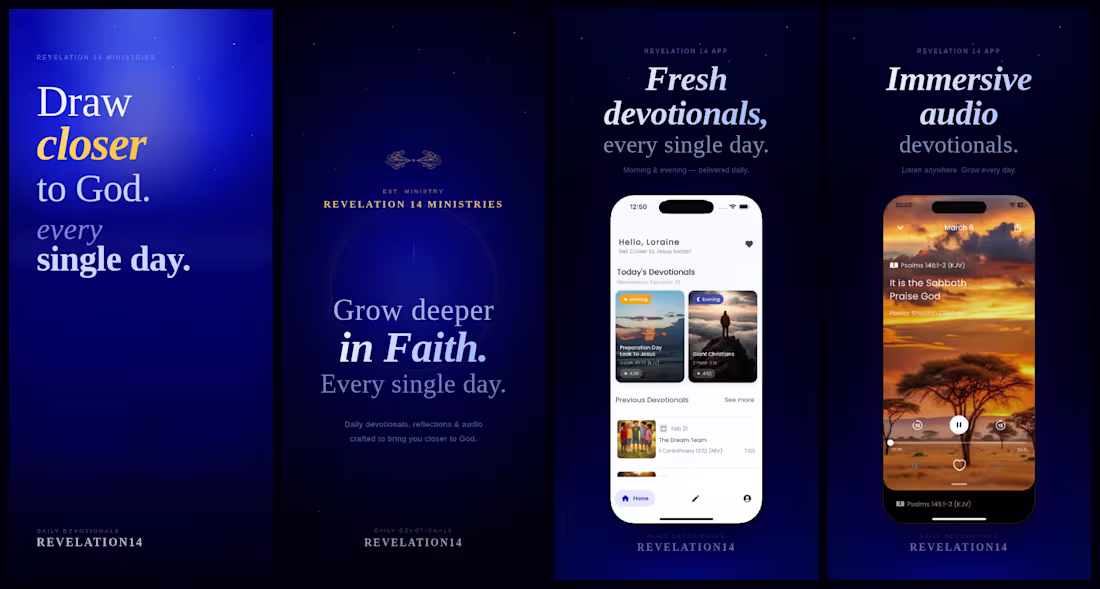 Cover image for Revelation 14 Ministries needed a