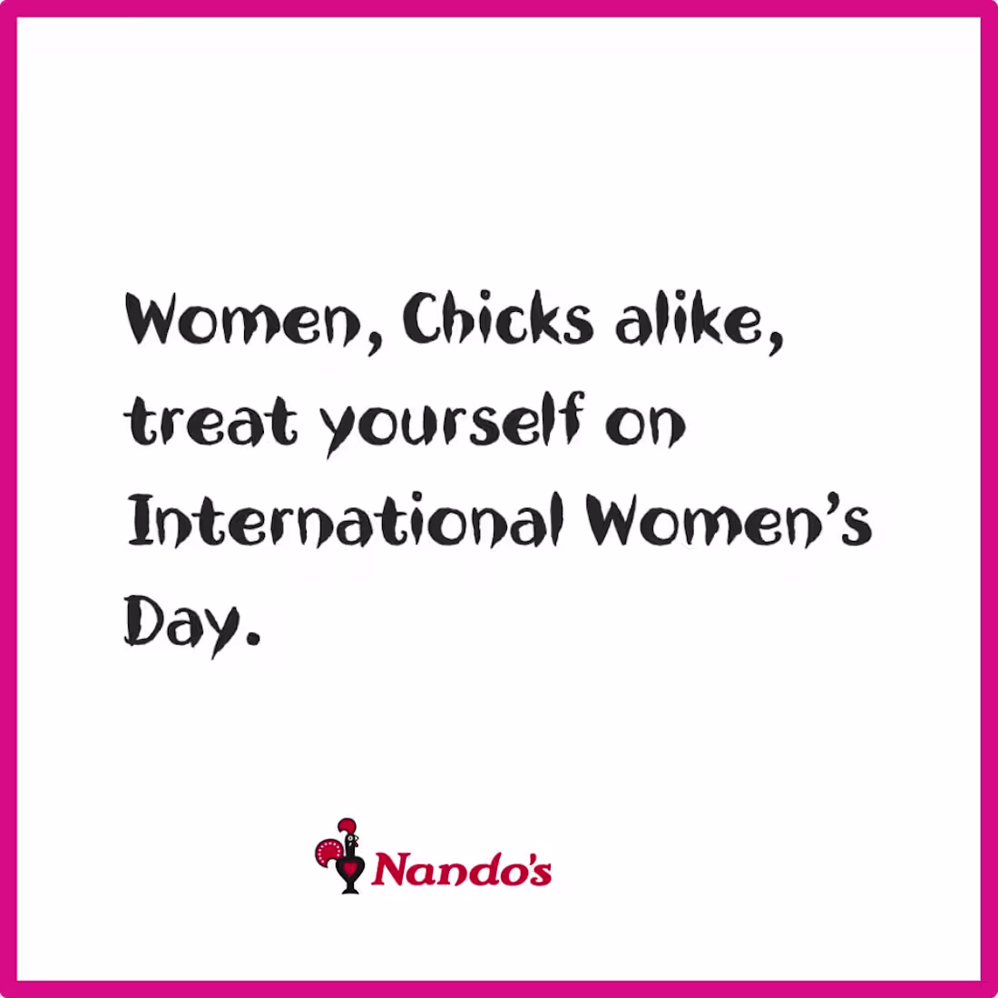 Cover image for Nando's Copy (spec work)