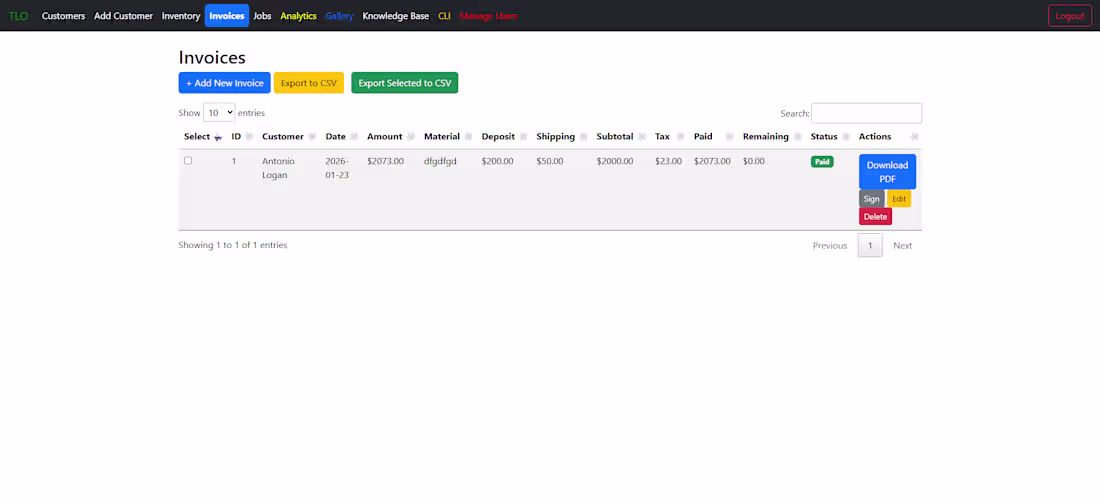 Cover image for Designed an end-to-end invoice management