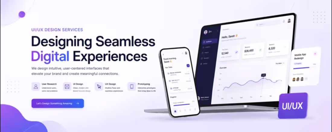 Cover image for Modern UI/UX Design for Web & Mobile Apps 