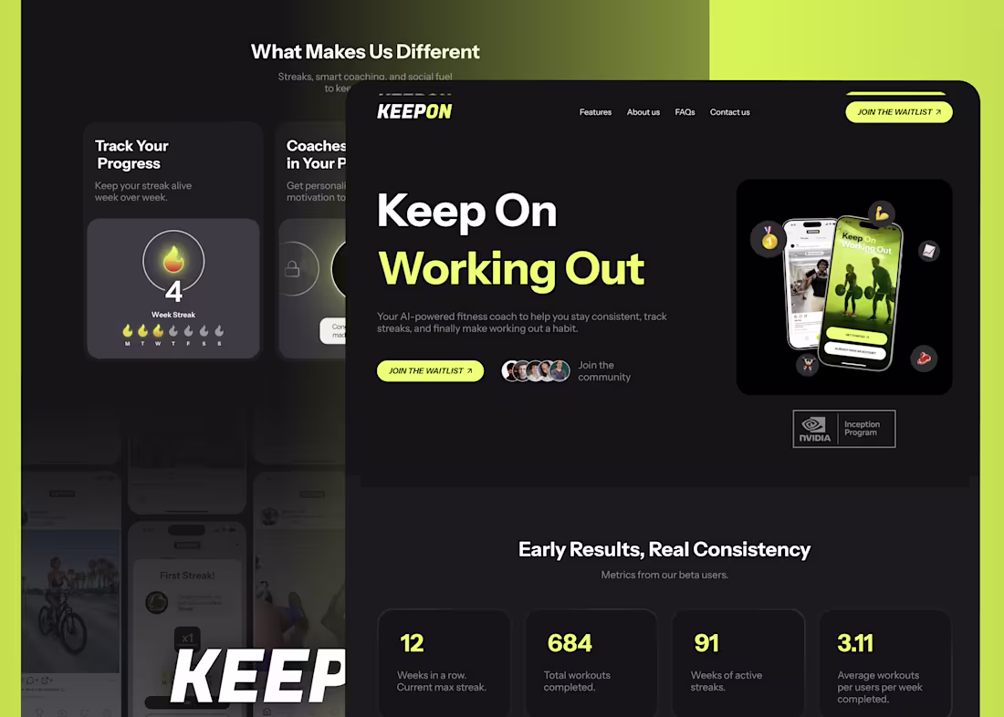 Cover image for KEEPON Branding and Digital Experience Design