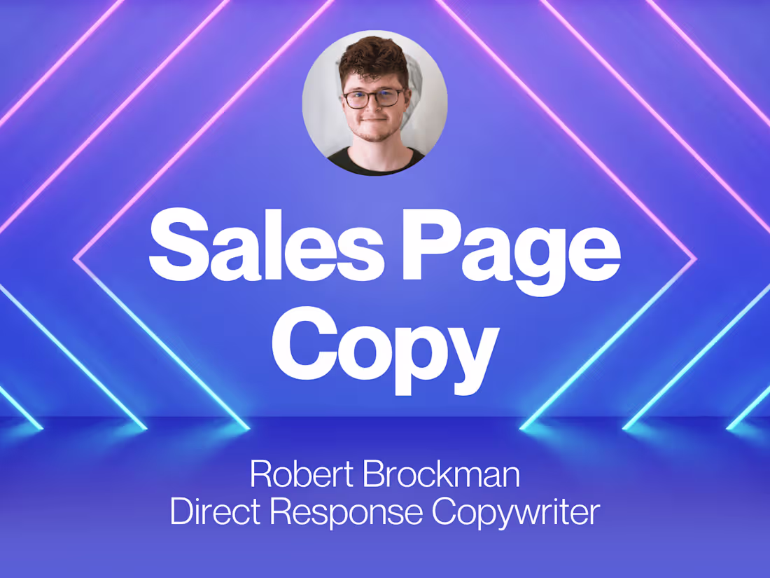 Cover image for Sales Page for Digital Courses