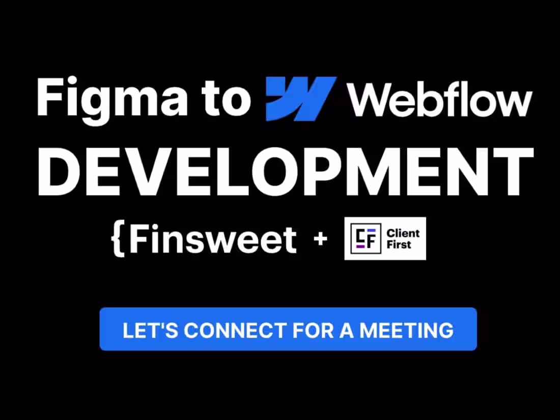 Cover image for Pixel-Perfect Figma to Webflow Development