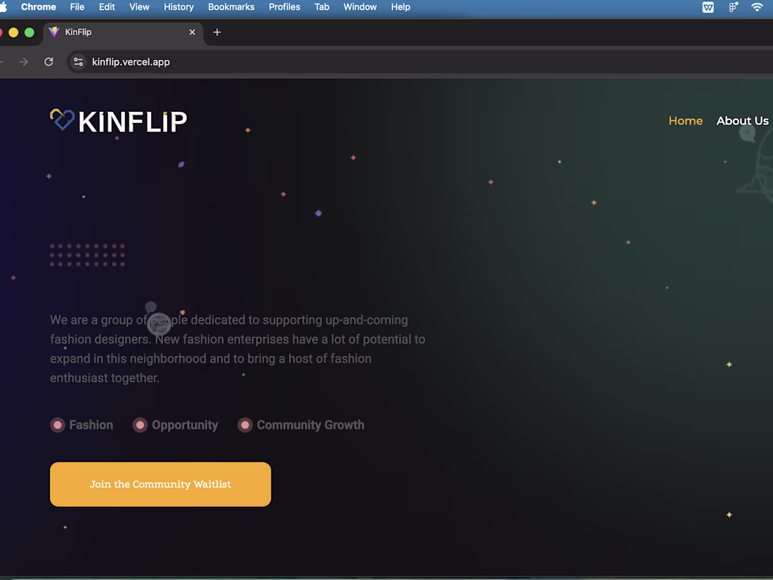 Cover image for Kinflip - Art & Fashion Tech Platform 