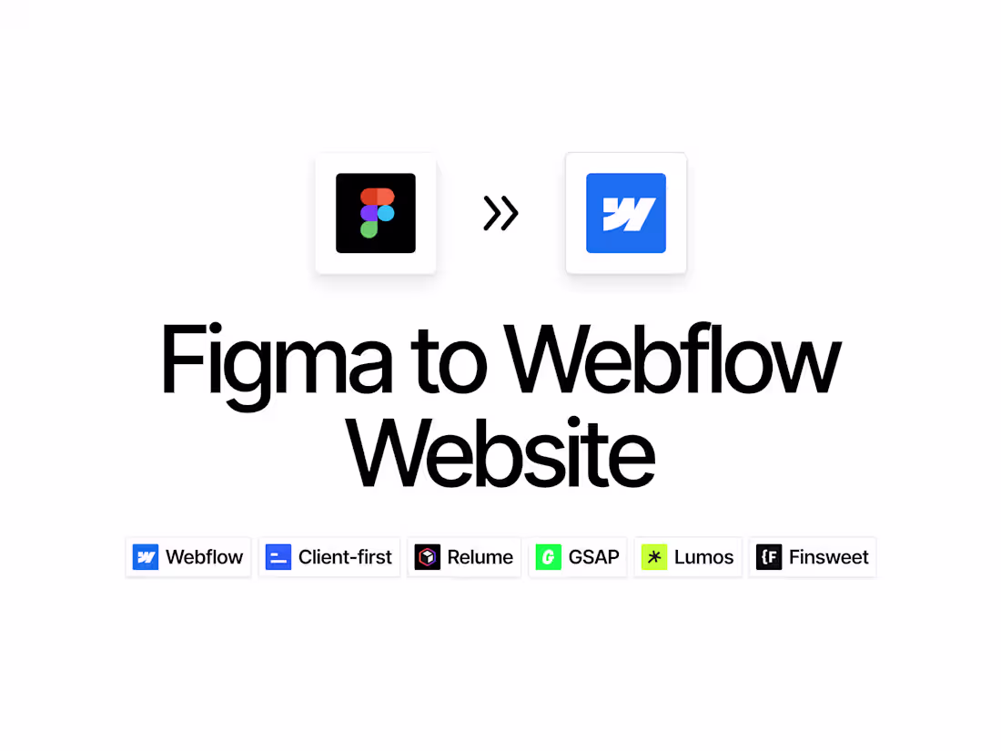 Cover image for Webflow Development | Figma to Webflow