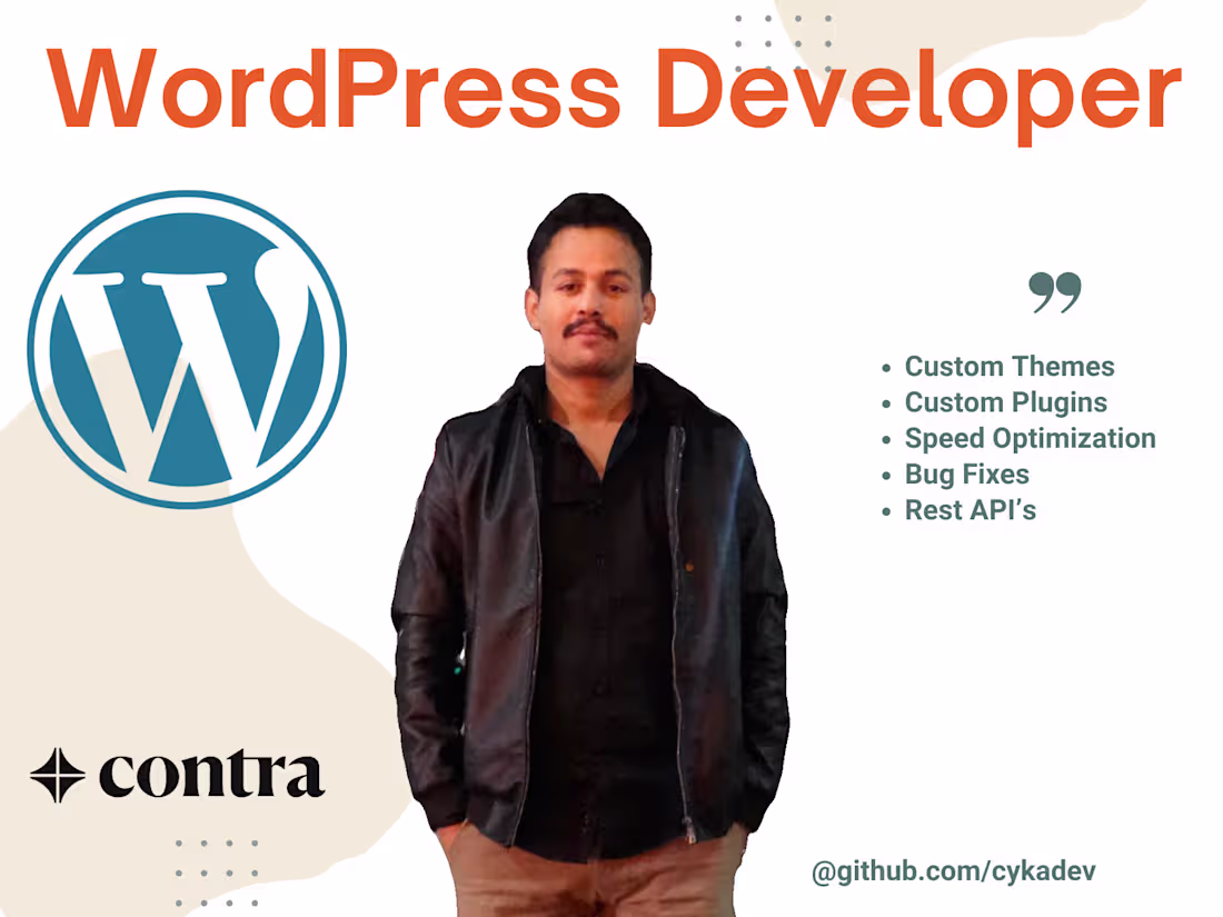 Cover image for Expert in WordPress Themes & Plugins