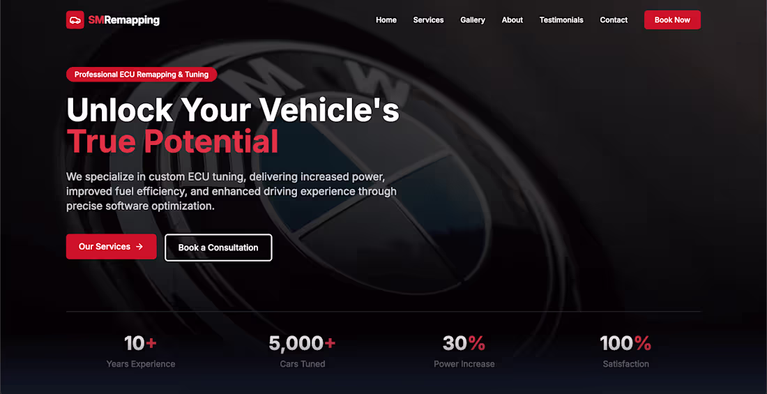 Cover image for Automotive Tuning Web Application