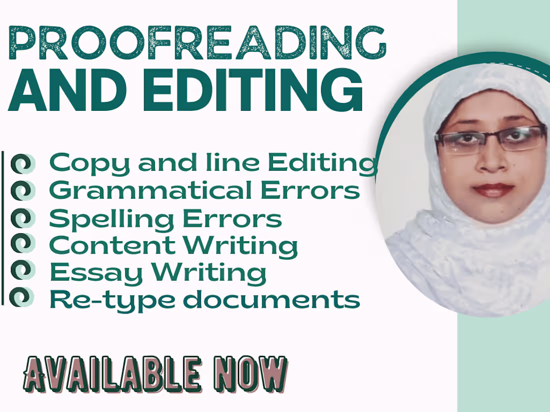 Cover image for Proofreading and Editing