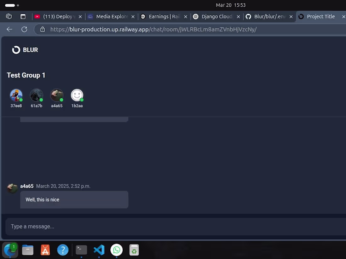 Cover image for Anonymous Chat Application