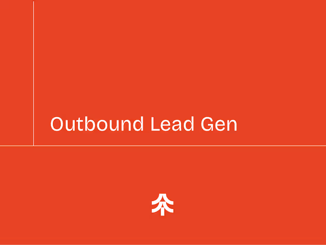 Cover image for Outbound Lead Generation Campaign