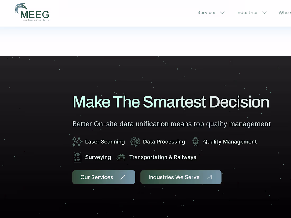 Cover image for MEEG Services - Framer Website