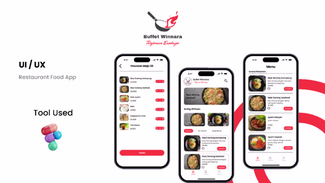 Cover image for UI/UX Restaurant Menu 