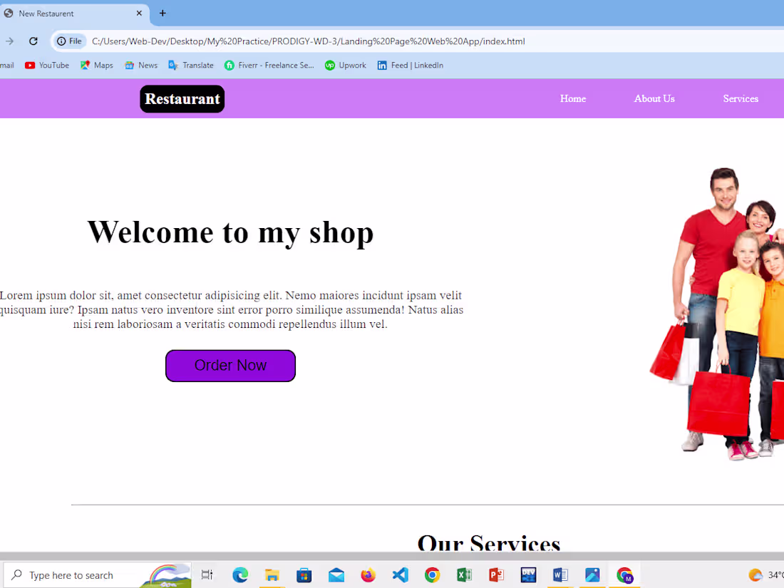 Cover image for Landing Page