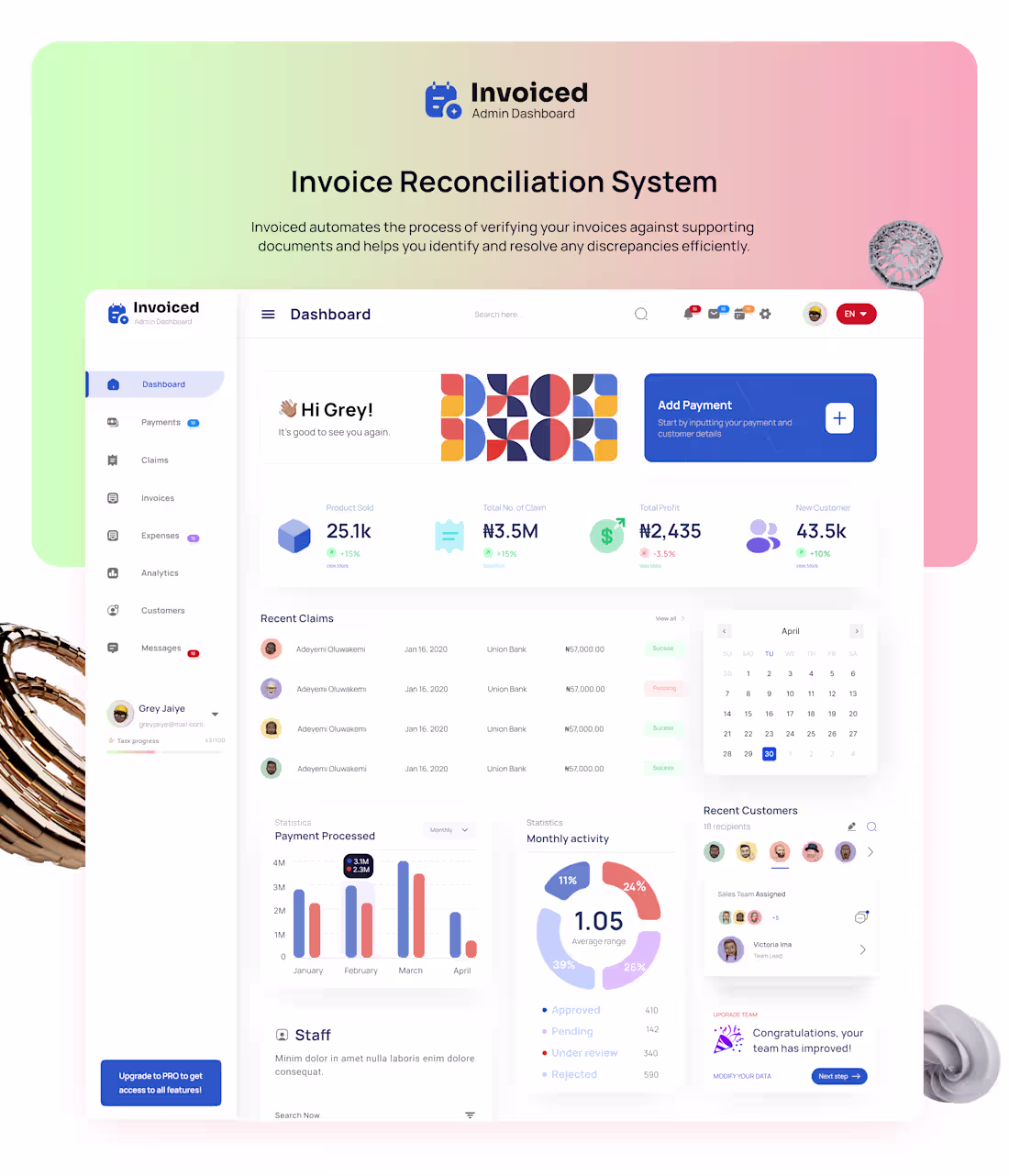 Cover image for Invoice Reconcilliation Sytem