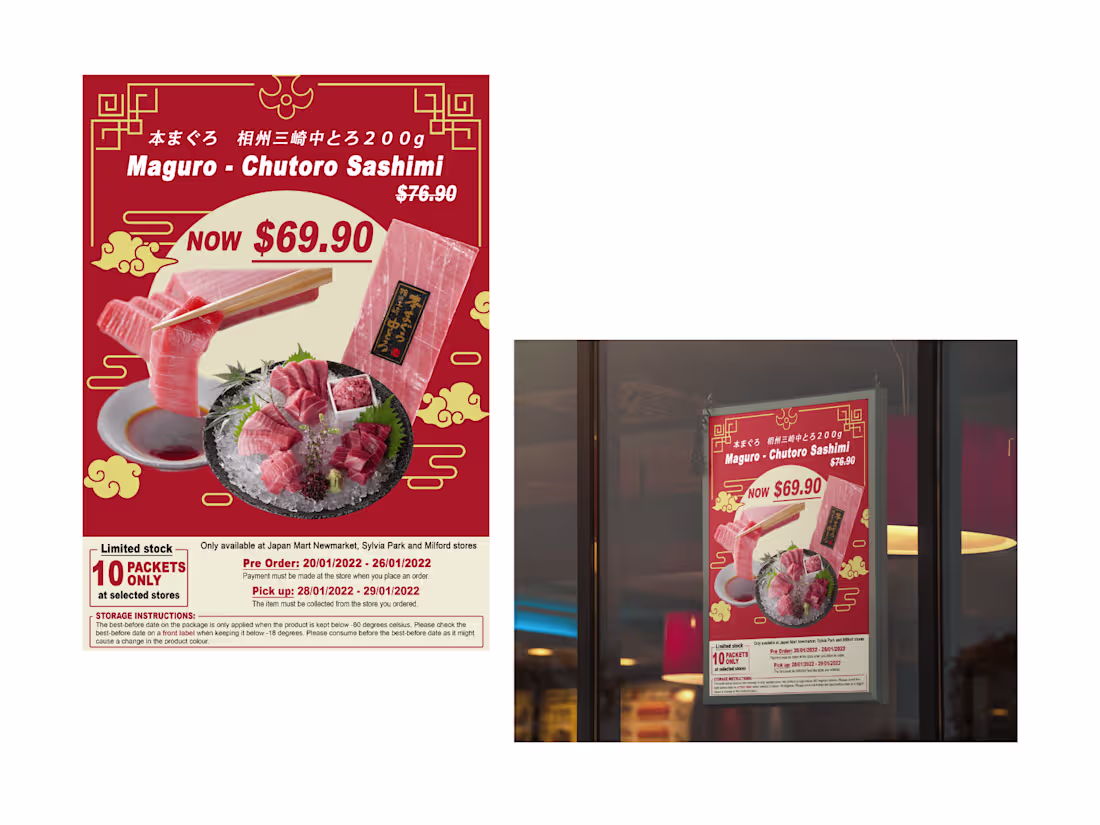 Cover image for Maguro - Chutoro Sashimi