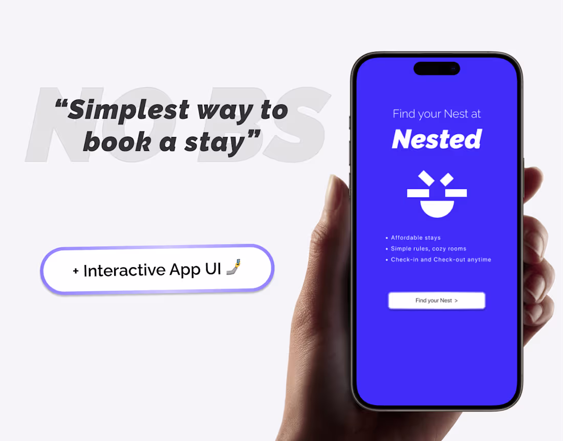 Cover image for Nested - App UI Design