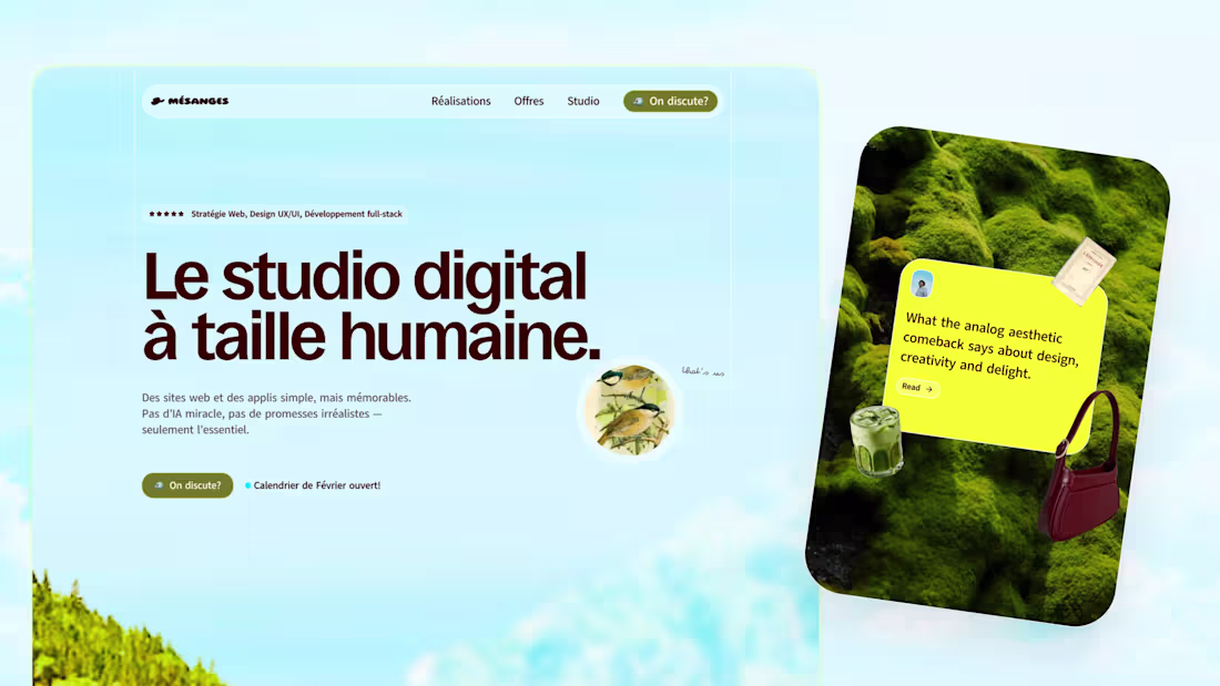 Cover image for Landing page for the french