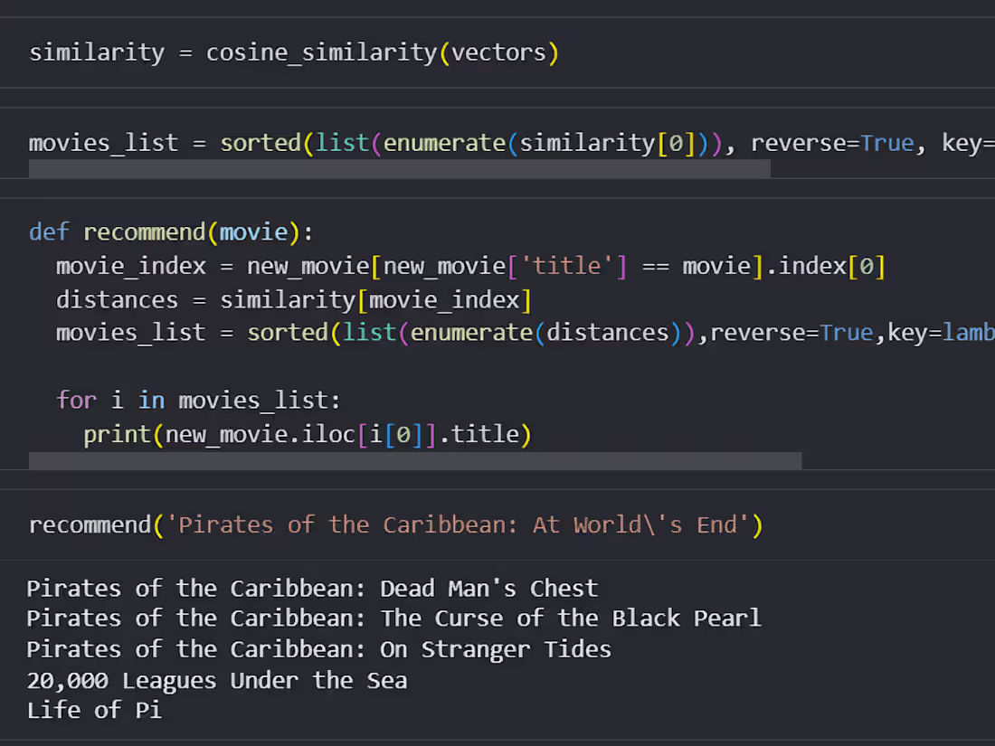 Cover image for Movie Recommendation System
"The image above