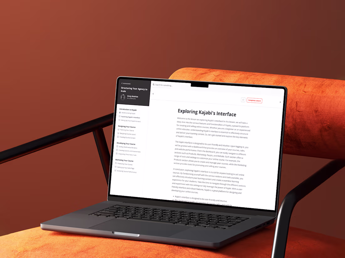 Cover image for Optimizing Kajabi Momentum Template for Embedded Tools