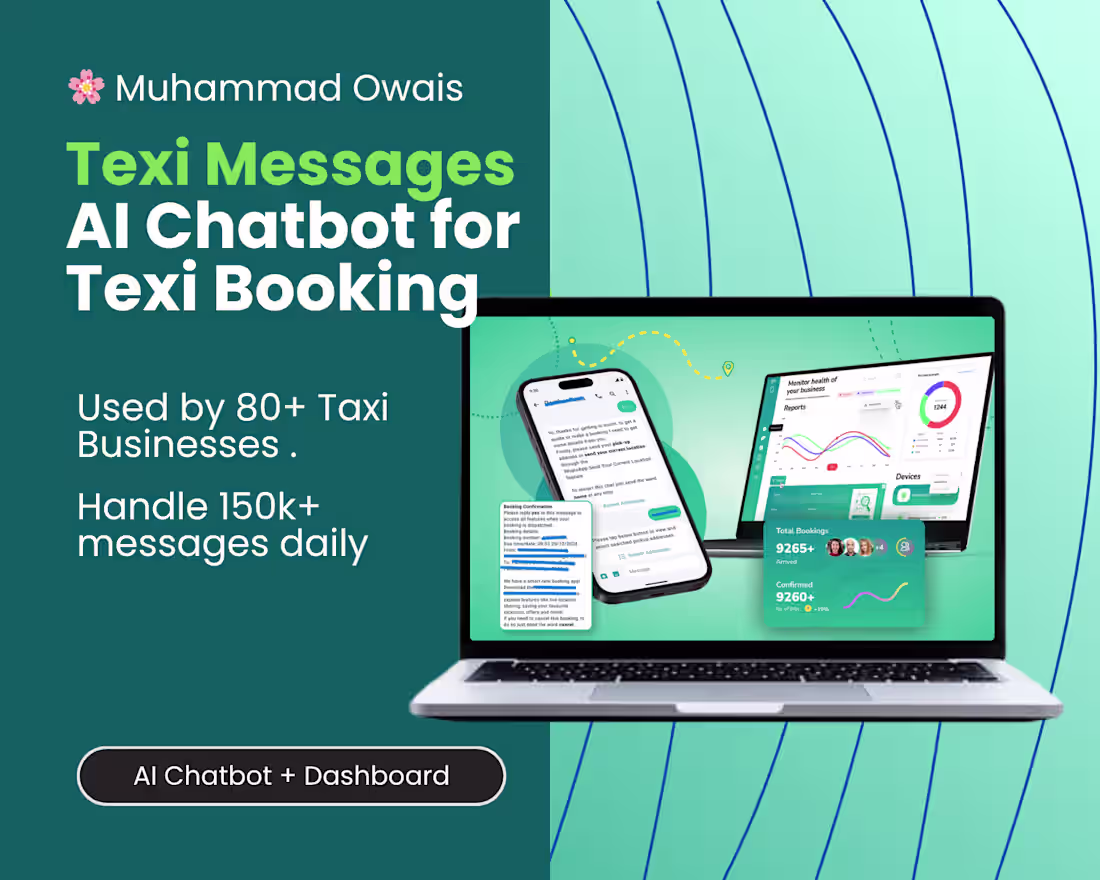 Cover image for AI Taxi Booking Chatbot with