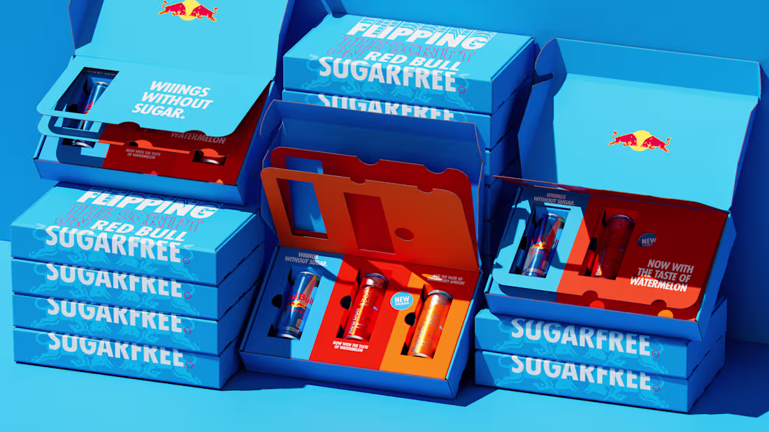 Cover image for Red Bull Sugarfree Edition Packaging