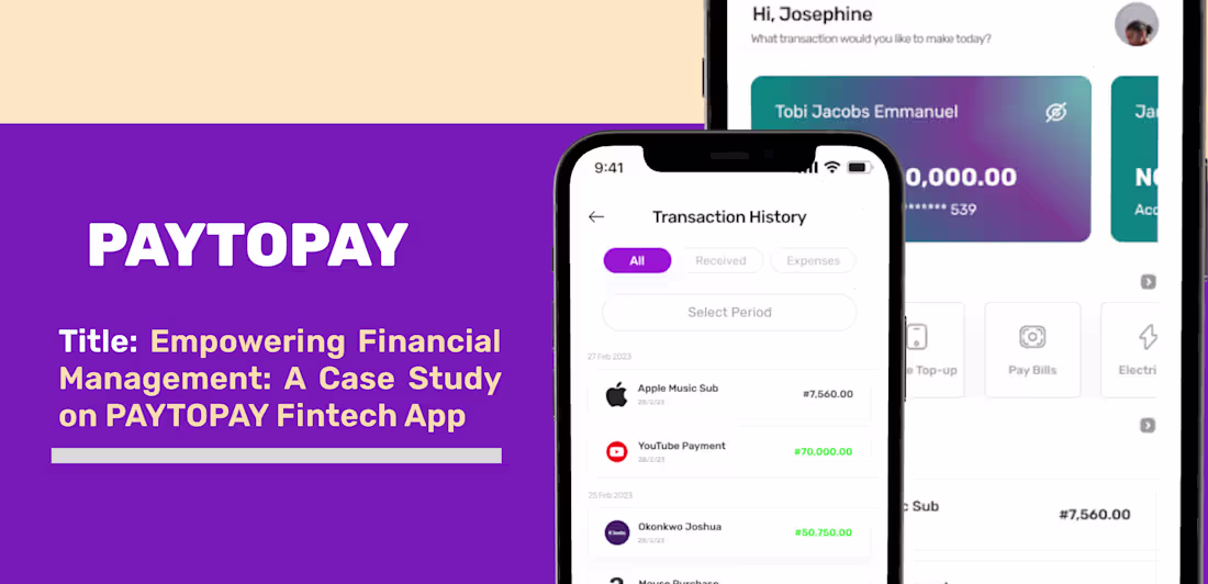 Cover image for Paytopay Fintech App Case Study