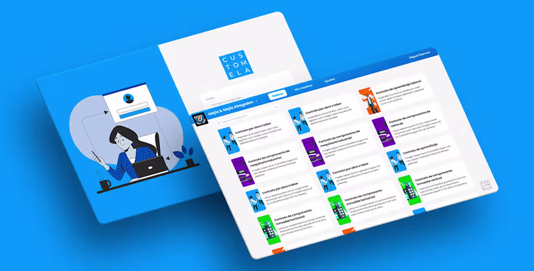 Cover image for Customela | Colombian productivity app in the legal field