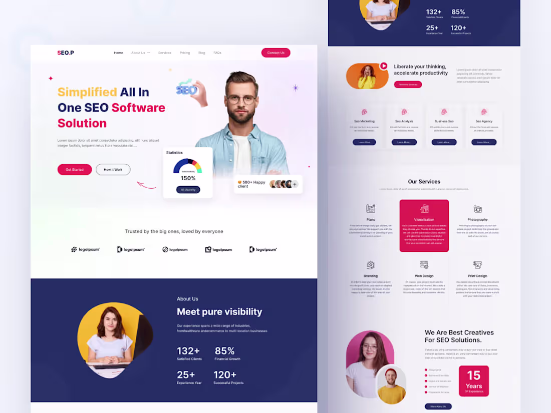 Cover image for Website UI/UX Design