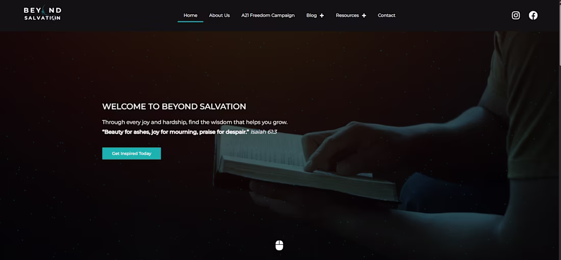 Cover image for Beyond Salvation Personal Blog.
A personal