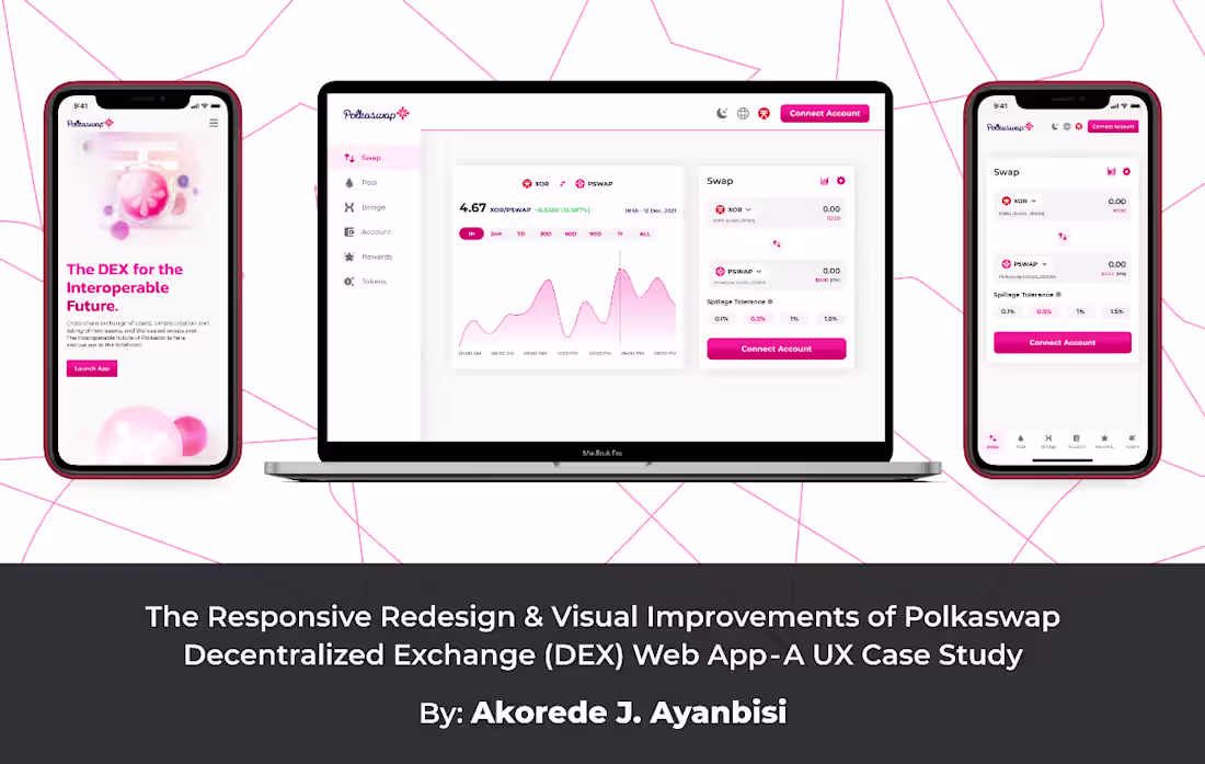 Cover image for Polkaswap Responsive Redesign & Visual Improvements