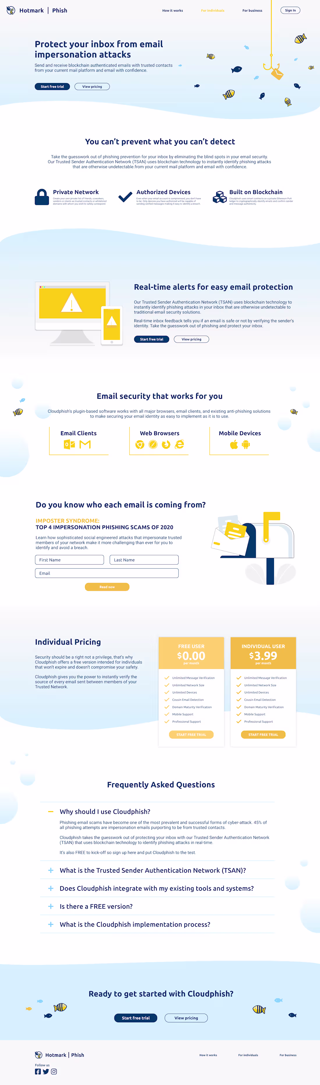 Cover image for DESIGN // Cloudphish: anti-phishing product