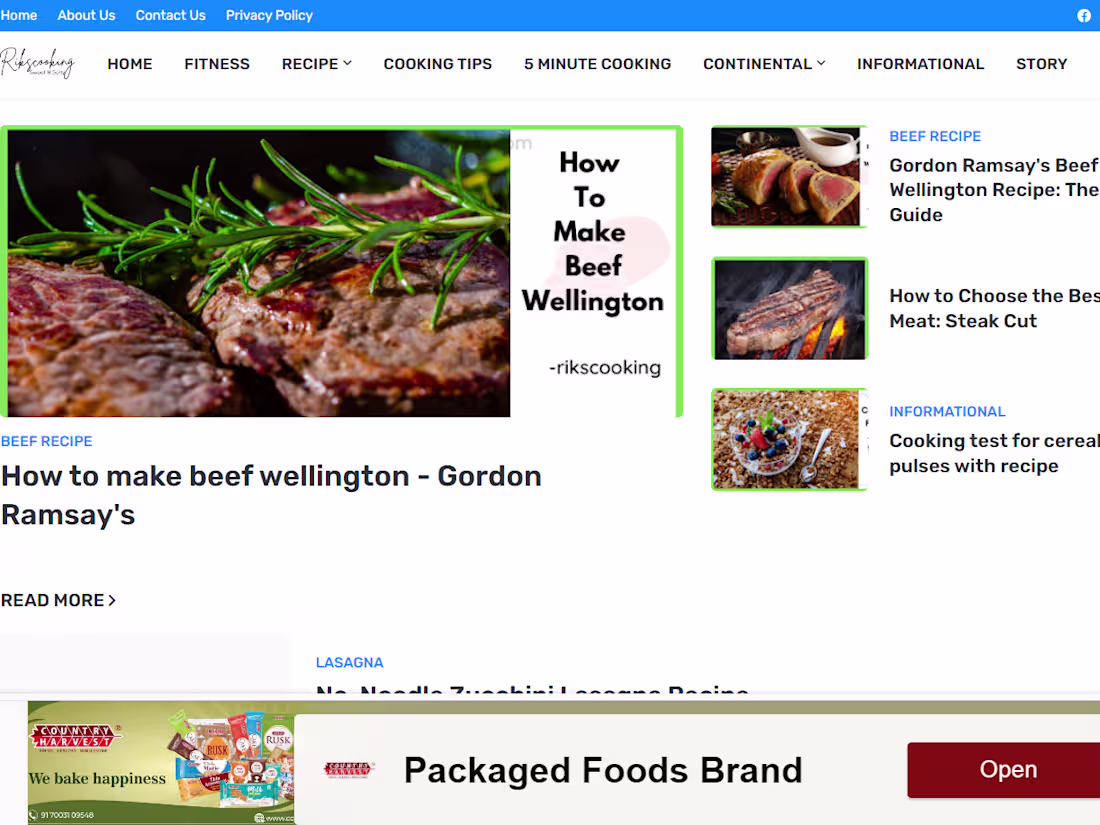 Cover image for RiksCooking SEO Content Writer