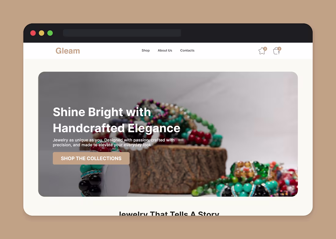 Cover image for Gleam: Crafting a Digital Home for Handmade Jewelry