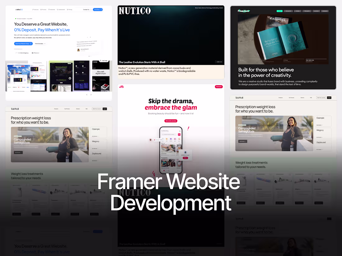 Cover image for Framer Website Development