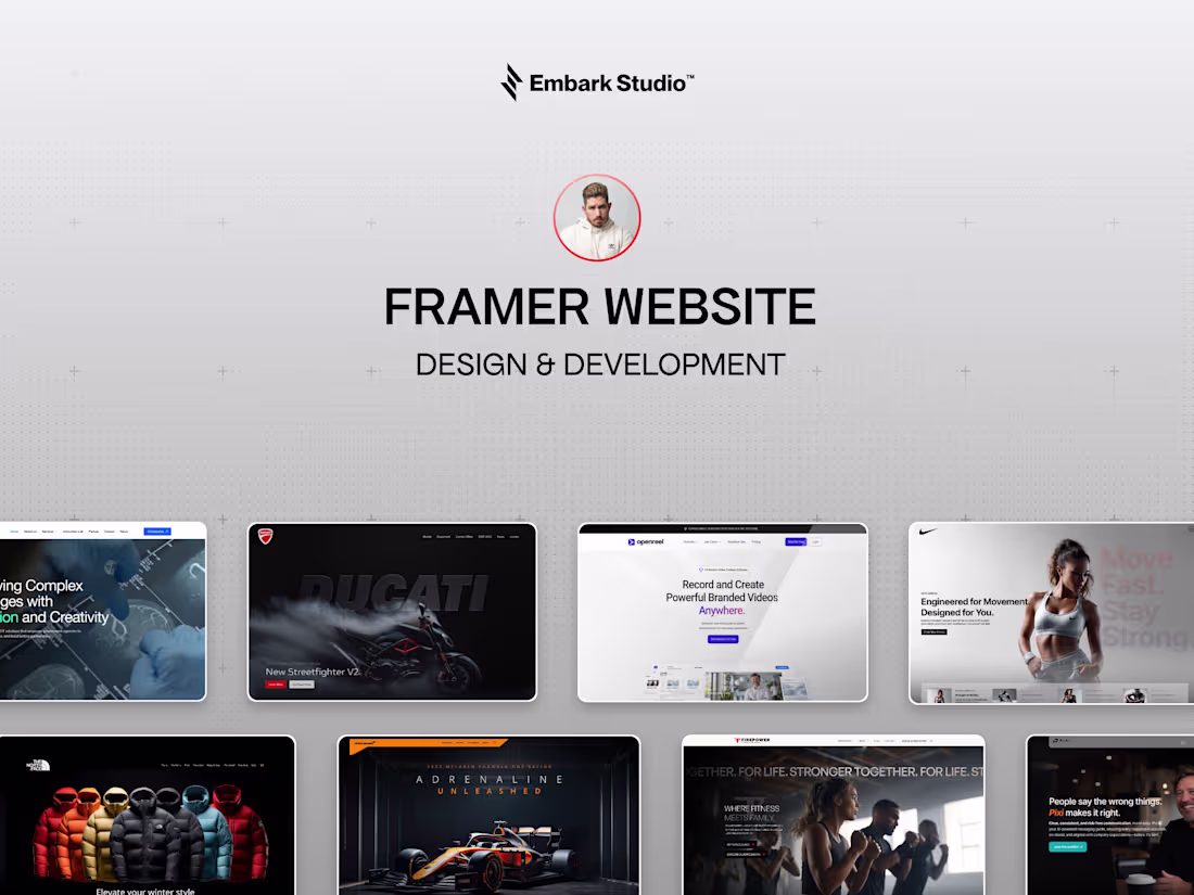 Cover image for Framer • Website Design & Development