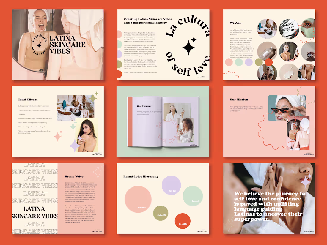 Cover image for Latina Skincare Vibes Brand Identity Kit