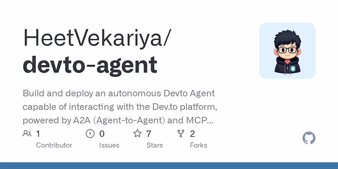 Cover image for Devto AI Agent
