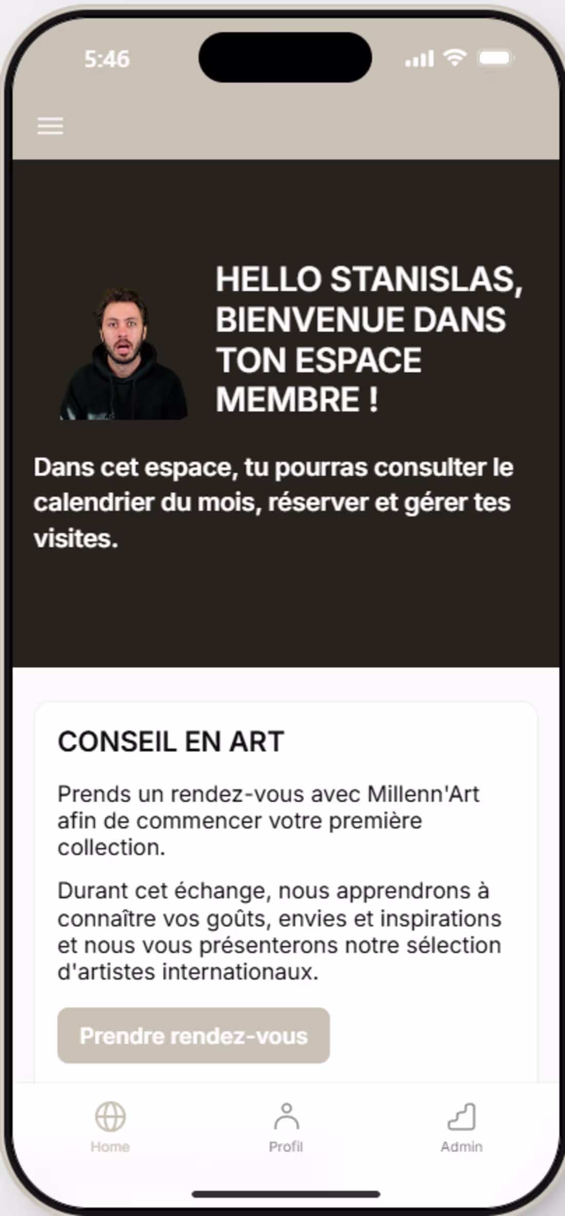 Cover image for Millenn'Art application